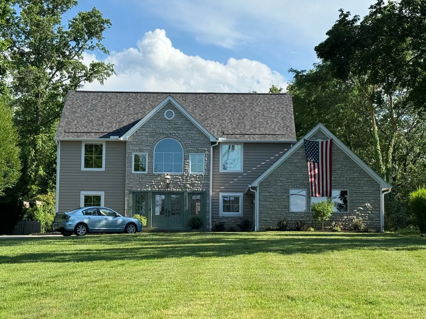A west side home after a full exterior clean
